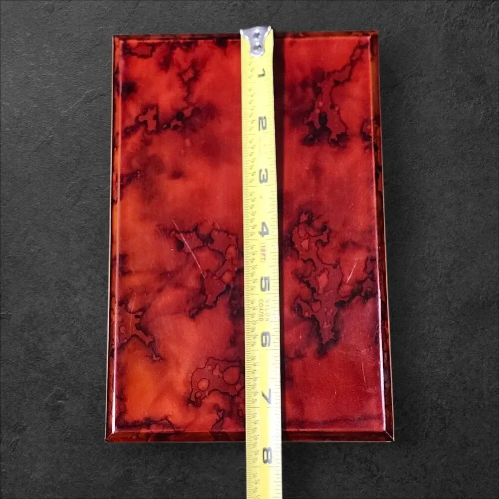 Vintage Otagiri Japan Faux Tortoise Shell Address Book Lacquerware Mid Century